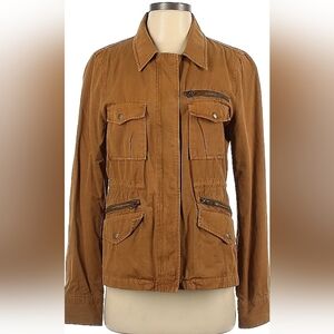 J. Crew Classic Tan Utility Jacket for Women Size S